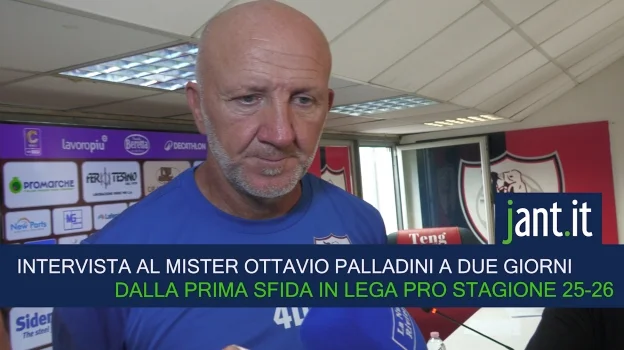 INTERVISTA ALL' ALLENATORE DELLA U.S. SAMBENEDETTESE, OTTAVIO PALLADINI
