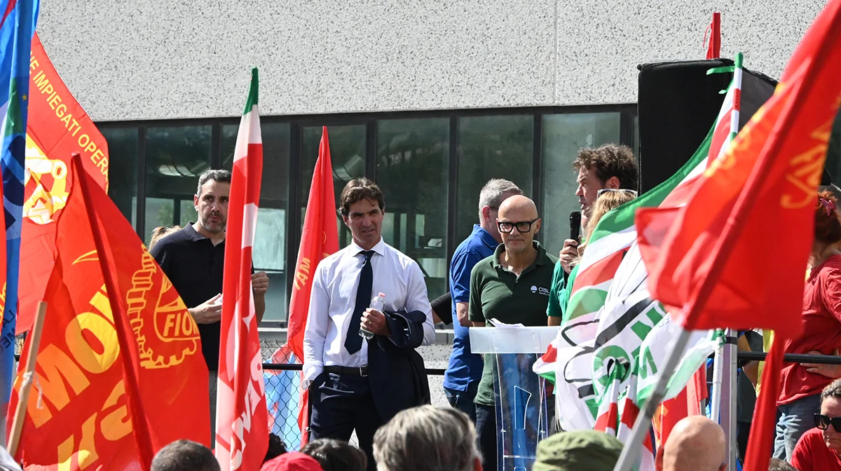 ELECTROLUX, ACQUAROLI ALLA MANIFESTAZIONE NAZIONALE DI CERRETO D'ESI: "L’AZIENDA RITIRI IL PIANO E CANCELLI LA CHIUSURA DELLO STABILIMENTO"