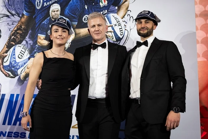 Andrea Piardi e Clara Munarini ricevono il cap per le direzioni internazionali nel Sei Nazioni