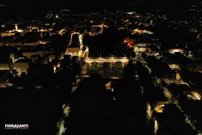 Nuova luce per Ponte Solestà e Ponte Campo Parignano ad Ascoli Piceno